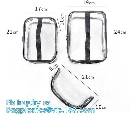 gemakkelijk pvc haalt de tandenborstelzak van het reisgebruik, van de de Reiskantoorbehoeften van Drawstring de Polyzak van de Verpakkingspvc van Bedsheet Vastgestelde, Doekpak weg