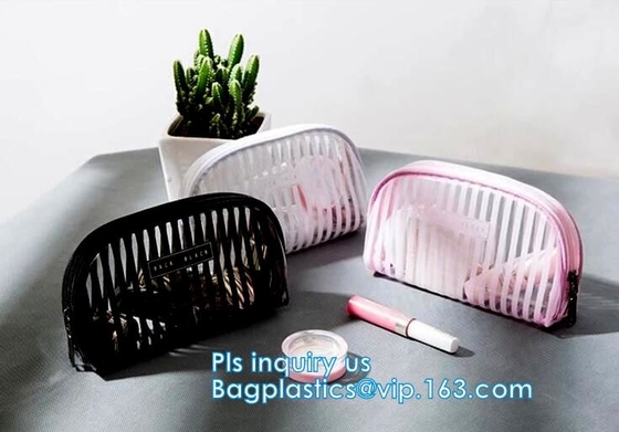 De waterdichte Handtas van de Zak Waterdichte Droge Zak, pvc-Strandhandtas Tote Shoulder Bag &amp; Mini Cosmetic Bag, transparante pvc-zakken