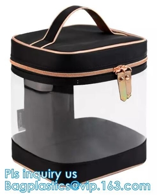 De klant van pvc Duidelijke Tote Bags het winkelen zak, grote plastic het winkelen van pvc zak, Behandeld Matte Glossy Eco Laminated Customized