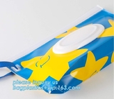 De plastic verpakkende zakbaby natte EVA Tissue veegt zak af, opnieuw te gebruiken en draagbare veegt nat zakzak af, Opnieuw te gebruiken veegt nat zak t af