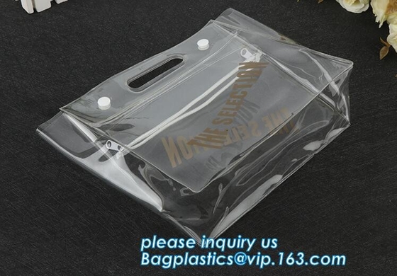 De biologisch afbreekbare Kosmetische Zak van Goedkeuringseva PVC voor van de de Luchtvaartlijnmake-up van de Vrouwenritssluiting Waterdichte de Reisorganisator Toiletry Bag