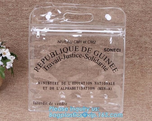 De biologisch afbreekbare Kosmetische Zak van Goedkeuringseva PVC voor van de de Luchtvaartlijnmake-up van de Vrouwenritssluiting Waterdichte de Reisorganisator Toiletry Bag