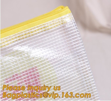Van het de Kantoorbehoeftendocument van de dossierhouder van de de Zakschool van het de Leveringsdossier de Omslagzak, plastic de ritssluitingszak van de documentzak met goed prijspak