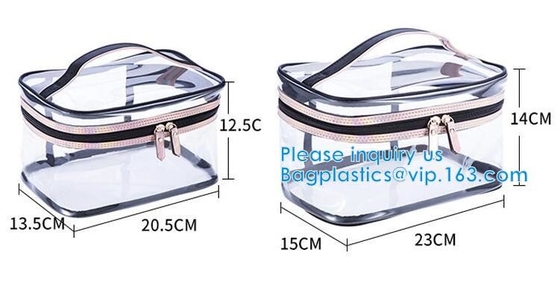 Pvc Mini Plastic Cosmetic Bags, Kosmetische Tote Bags Printed Promotional Makeup-Zak, Kosmetische zakken, swimwearr zak