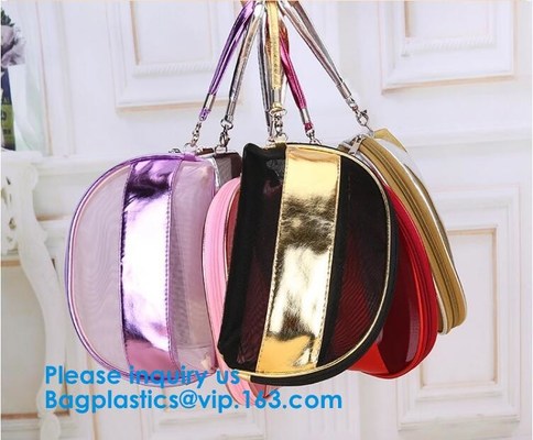 Van de de Make-upzak van de bevorderingsmesh cosmetic bag 6 Kleur van de de schoonheidsmiddelenreis van de Nieuwe Vrouwen de kosmetische zak