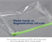Make-upzakken, Berijpte pvc-Ritssluitingszakken, Duidelijke Materiële Plastic de Diazak van pvc, pvc-de Zakken van het Ritssluitingsdocument