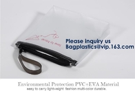 EVA Garment Packing Cosmetic Tote-Zakken/de Kosmetische van de de Reismake-up van de Opslagzak Duidelijke van de de Zakschouder Kosmetische Bedelaars die van Pvc verpakken