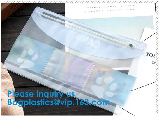 ECO-de Schuifzak van het Ritssluitingsslot/Resealable pvc-Polyzak van het Schuifpit, Databundles-Verpakkingszak, Transparante Plastic Ritssluitingszak Pou