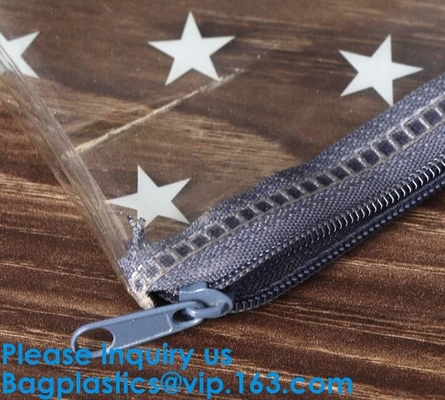 Logo Printed Plastic Stationery Packaging-de Zak van de de Ritssluitingsschuif van Pvc van de Zakdouane, Matte Frosted-van de de Schuifritssluiting van pvc de Zak Plastic B
