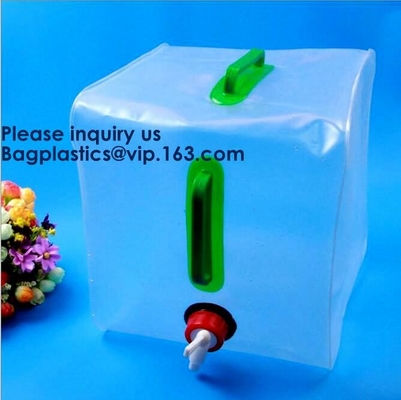Vinylpvc-Watertank, Draagbare Tankzak, Nylon pvc FO van de Plastic Zak Duidelijk pvc Tote Bag Food Safety Grade van de Drinkwaterzak