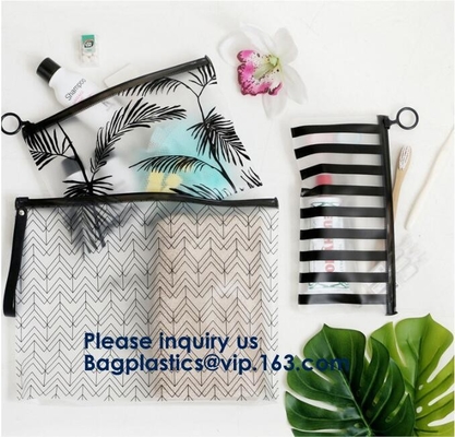 Matte Frosted-het Kledingstuk Verpakkende Zak van pvc EVA Slider Zipper Bag Sock, de Naar maat gemaakte Duidelijke Pvc-Zakken van de Schuifritssluiting in Hete Verkoop
