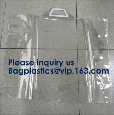 Rugzak Eva Bag, DrawString Berijpte Eva Bag, Matte Waterproof Slider Zip Lock-Documenten Pvc Eva Bag With Logo Printing