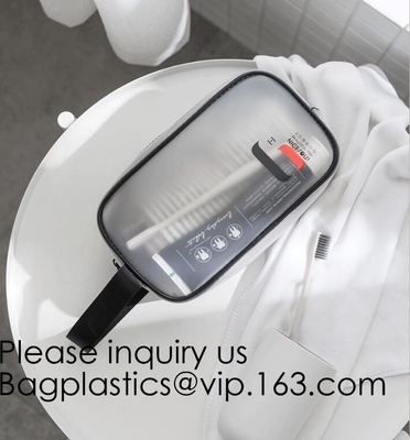 Waterdichte Reistoiletry van de Zakvrouwen van Organisatorcosmetic transparent pvc de Make-uporganisator Pouches, bagease, bagplastics
