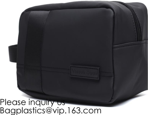 Make-up van de het Canvas maakt de Kosmetische Zak van China, Katoenen Wafel Kosmetische Zak, Canvaszak Up/Men's-Toiletry Zakken, waterdichte tienerzware arbeid