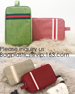 Toiletry van de polyestermensen van het reis Handige Canvas de Make-up Kosmetische Organisator Toiletry Bag, de Kosmetische Zak van de Zakreis van het Zakcanvas