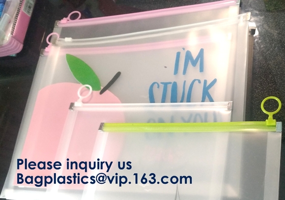 Pp-van de het Documentzak van de Knoopsluiting Omslag van de het Dossierzak de Duidelijke, Zak van het de Knoopdossier van /Plastic van de Envelop de Verpakkende Zak, Promotie