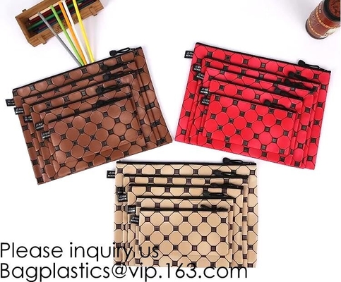 Geval de Goedkope 16oz van Katoenen Zak van de de Zakkantoorbehoeften Canvaszippered met de Promotiekwaliteit China van Logo For Office School Travel