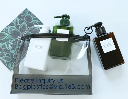 De Fabrikant Wholesale Transparent Beautiful Duidelijke Eva Cosmetic Bag, Reiszak van China met Dubbel Pitontwerp, Bagease