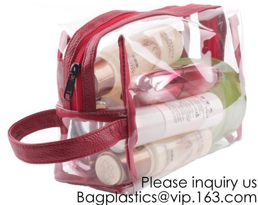 De Schoonheids Klassiek Ontwerp Berijpt Pvc Eva Packaging Bag With Zipper van de Eco reist Vriendschappelijk Reis voor Schoonheidsmiddel, Kosmetische opslag