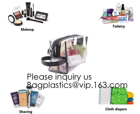 De Schoonheids Klassiek Ontwerp Berijpt Pvc Eva Packaging Bag With Zipper van de Eco reist Vriendschappelijk Reis voor Schoonheidsmiddel, Kosmetische opslag