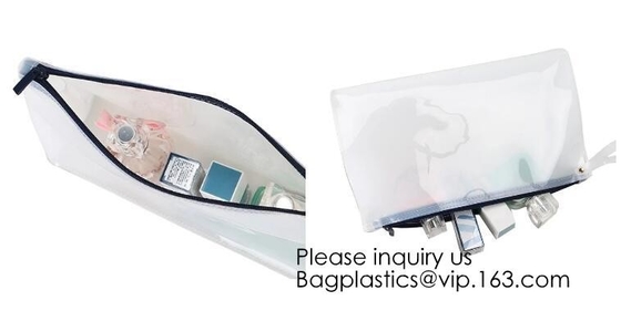Eco Materiële EVA Cosmetic Packaging Zipper Bags die in China, Plastic Zak voor Schoonheidsmiddel/Swimwear wordt gemaakt/de Zak van de Documentritssluiting