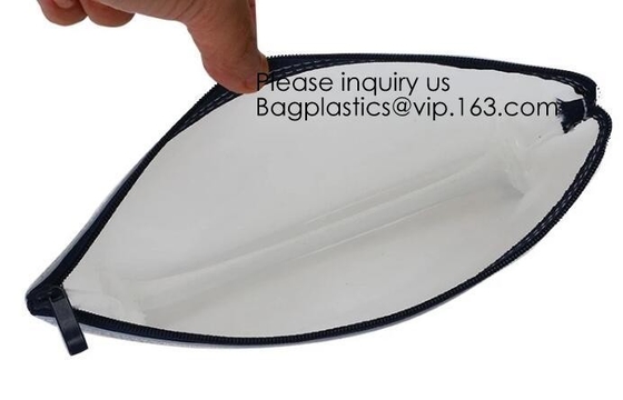 Manier Mooie Douane Opnieuw te gebruiken Eva Bag With Zipper, Transparante Douane Gedrukte de Ritssluitingsschuif van pvc van Merklogo clear