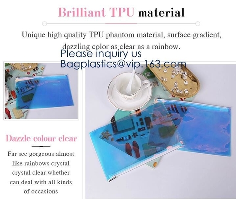 Van de de Make-upzak van pvc van de fabrieksdouane Waterdichte de Reistoiletry Zak met Logo Printing, Materieel Wijnslinger Gerecycleerd Schoonheidsmiddel