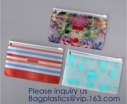 Van de de Make-upspons van TPU EVA Cheap Plastic Zipper Bag Zak van het de Opslagkostuum de Kosmetische Verpakkende, vinyl kosmetische zak met ritssluitingsbageas