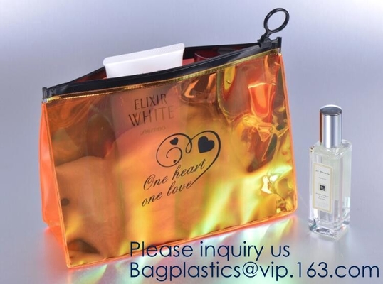 EVA High Quality Holographic-de Douanepvc Jelly Bag Cosmetic Custom Make van het neon Nieuw Ontwerp op Zak voor Vrouwenbagease PAKKET