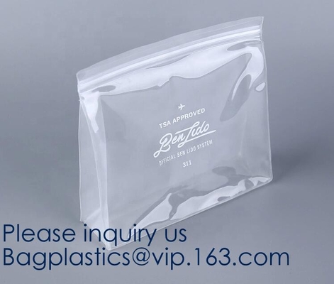 De biologisch afbreekbare Eva Plastic Bag With Slider-Ritssluiting maakt omhoog Hulpmiddelverpakking, Douche GLB, Schort, Boekdekking, Kaarthouder, Inflatab