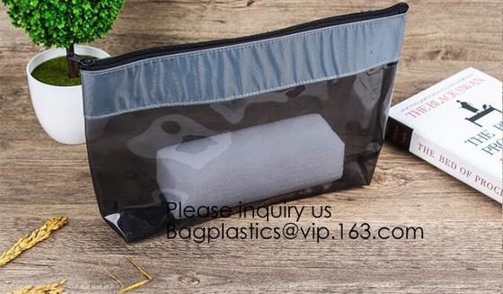 Schitter van de de Ritssluitingszak van de Make-upborstel Kosmetische Zak van pvc de Holografische, de Kosmetische Zak van de Zak Promotiereis, bagease, bagplasti
