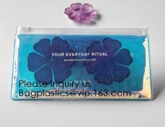 De rekupereerbare Stand-Up Duidelijke Plastic Kosmetische Zak van de Bevorderingsverpakking, Opnieuw te gebruiken Nat veegt Eva Stand Up Pouch Bag, bagease, zak af