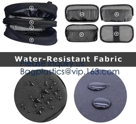 Van het de Geuronkruid van de reispremie van de de Zakgeur het Geval van de het Bewijszak met Mesh Divider Pockets Active Carbon-de Zakwater Repell van het Geurbewijs