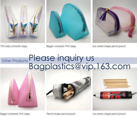 De duidelijke Toiletry Zak - de Kubus van de Compressieverpakking - de Kosmetische Zak van pvc - Transparante Make-upzak - ziet door Plastic Duidelijke Bedelaars
