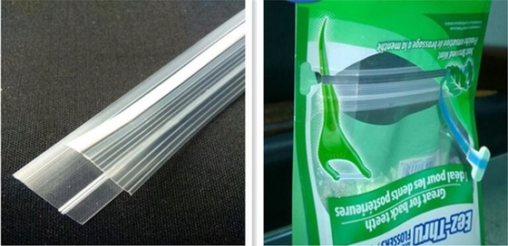 Vacuüm Zipper String Zipper Horizontaal Zipper Plastic Slider Zipper Flange Zipper, Press Lock Zipper Pet Food Bag