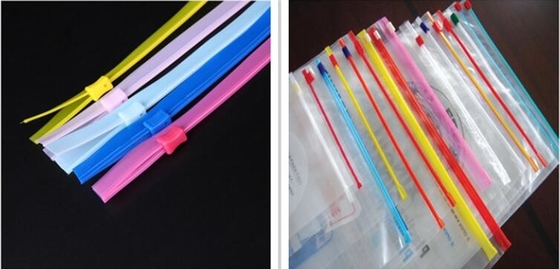 Vacuüm Zipper String Zipper Horizontaal Zipper Plastic Slider Zipper Flange Zipper, Press Lock Zipper Pet Food Bag