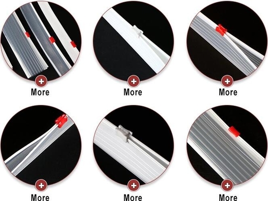 Vacuüm Zipper String Zipper Horizontaal Zipper Plastic Slider Zipper Flange Zipper, Press Lock Zipper Pet Food Bag