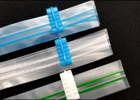 Press-Lock Zipper voor Zipper Pocket Bag, duurzame glijders voor zakken PE Zipper Slider Head, PE Hermetische Seal Zipper