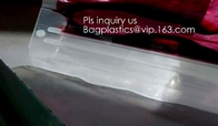 PE &amp; pp-van pvc voorziet de lange kettingspe dubbele kleur ritssluiting van een flens die voor ritssluitings plastic zakken wordt gebruikt, de wasmachine van de douaneritssluiting flang