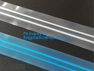 plastic flensritssluiting zonder tanden, de Zak van PP/PE/PVC/EVA Plastic Flange Zipper For, PP/PE/PVC/EVA Plastic Flange Zipper