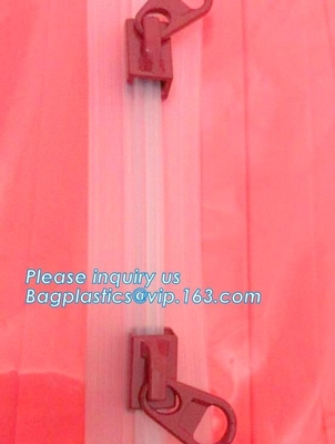 Multi-colored plastic easy tear rits, sluiting Pe Bag Clear Press Lock rits, herkoppelbare press rits