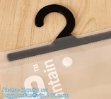 Frosty Transparent Pvc Hook Bag voor Ondergoedverpakking, de Berijpte pvc-Zakken van de Ritssluitingshaak voor Swimwear-Ondergoed, Swimwear, plotseling