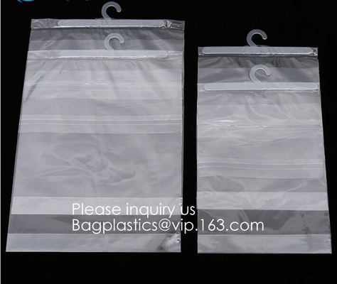 De Hangerzakken van de haaruitbreiding voor van de het Haaruitbreiding van Haaruitbreidingen de Zak van de Zakstoraging, onverwachte de hangerzakken van de sluitings plastic haak