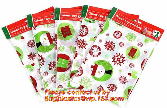 zak van de de Kerstboomverwijdering van de lijstzak de BIOLOGISCH AFBREEKBARE, hete van de santazak van verkoop drawstring chirstmas de giftzak