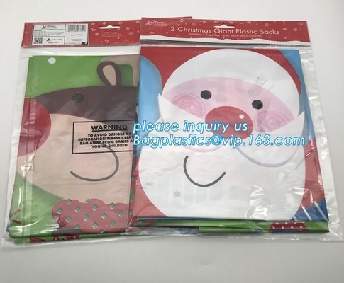 LDPE de Plastic Reuze Polyzak van het Kerstmishuis voor van de de Zak Goedkope Prijs van de Giftfiets van de Kerstmisdecoratie bagplasticsbedelaars van Santa Bag