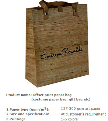 Met de hand gemaakte document zakken, Giftdocument zak, Garniture-verpakkingszak, Kledingstuk het winkelen zak, de zak van de Kledingstukverpakking, Festivalgift pac