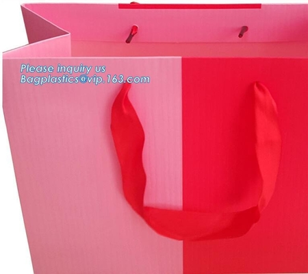 Luxe Gerecycleerde het Document van Logo Paper Shopping Bag Wholesale van de Douanedruk Boodschappentas, huwelijksdocument de boodschappentas van het giftsuikergoed