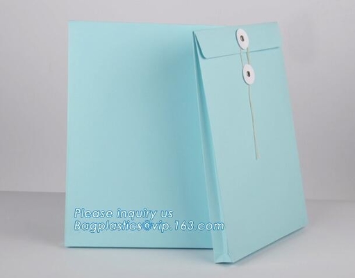 De aangepaste Kraftpapier-Document Antieke Envelop van Enveloppenmailer, Rekupereerbare Biologisch afbreekbare Bruine Kraftpapier-Document Zaadenveloppen PACKA