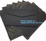 Het document van het douaneontwerp A4 A5 A6 de gift bruine envelop van kraftpapier met koord, het document van kraftpapier van de huwelijksuitnodiging buitensporige folieenveloppen