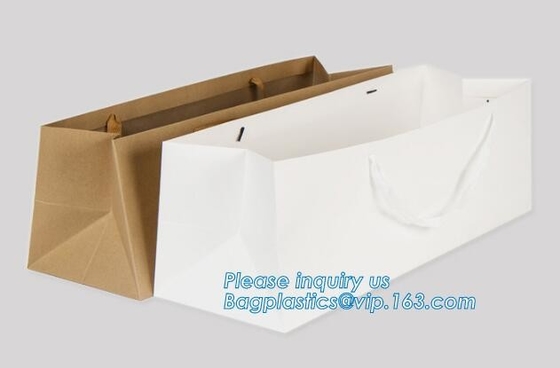 In het groot Duurzame Kleurrijke Douane Gedrukte het Document van de Cake Verpakkende Gift Zak met Bloem, Tote Carrier Gift Bags-bagease pac